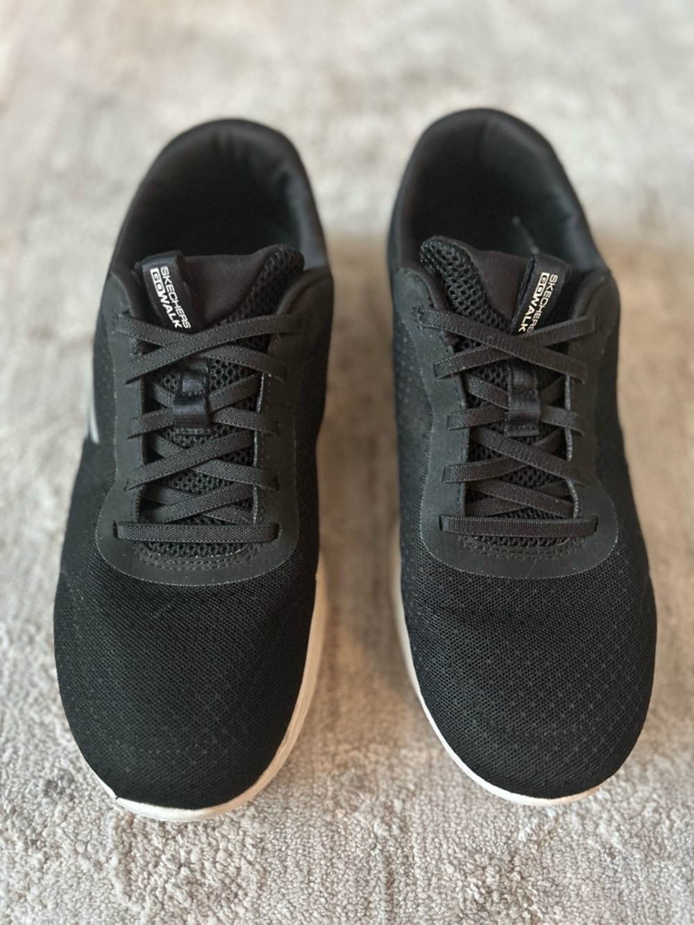 Skechers Go Walk Joy Womens Sz 9 Black Athletic Comfort Running Shoes Sneakers